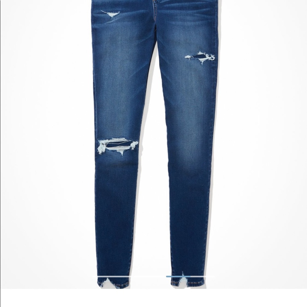 American Eagle Patchwork Jeans - image 6